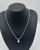 Silver Pearl Necklace Silver Pearl Necklace