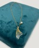 Gold Half Butterfly Necklace Gold Half Butterfly Necklace