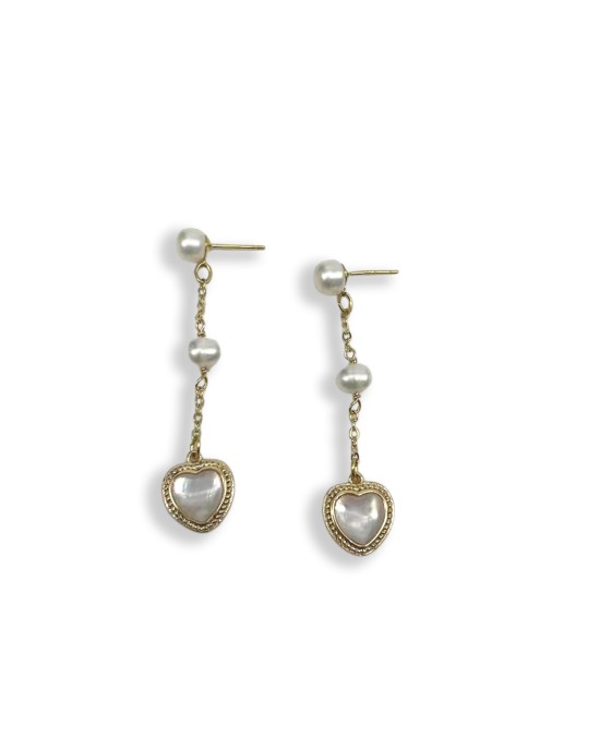 Gold Pearl Earrings Gold Pearl Earrings