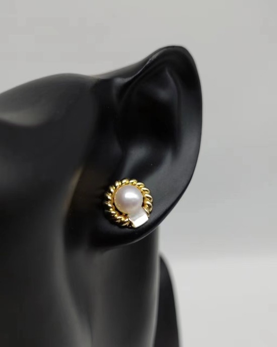 Threaded Pearl Earrings Threaded Pearl Earrings