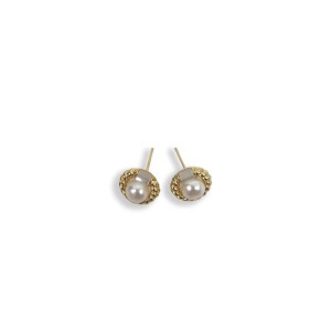 Threaded Pearl Earrings