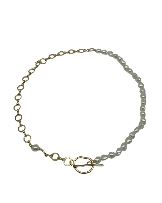 Baroque Pearl Clavicle Chain Baroque Pearl Clavicle Chain
