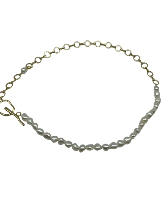 Baroque Pearl Clavicle Chain Baroque Pearl Clavicle Chain