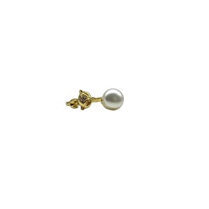 Open Fox Pearl Ring