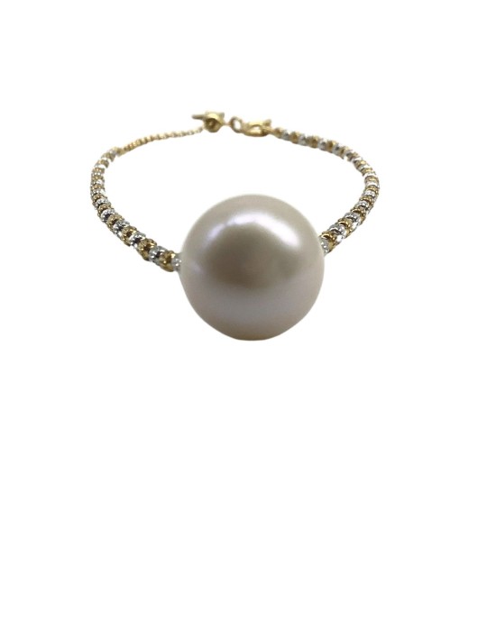 Gold Pearl Bracelet