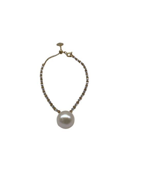 Gold Pearl Bracelet