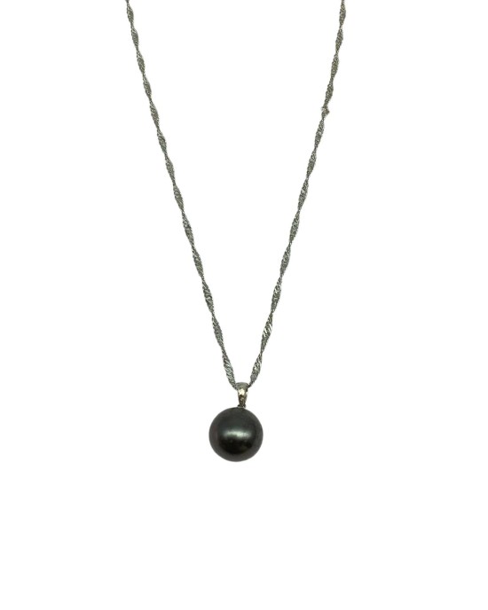 Silver Pearl Necklace