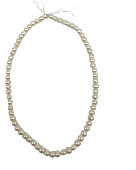Gold Pearl Necklace