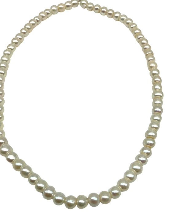 Gold Pearl Necklace