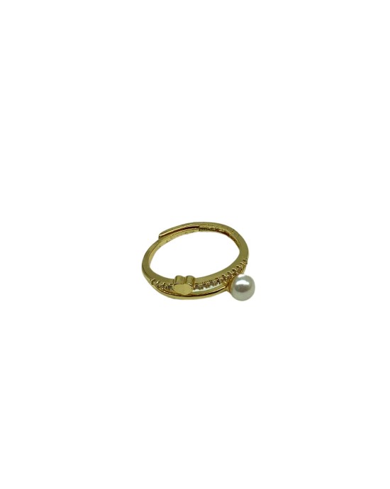 Love Double Pearl Ring